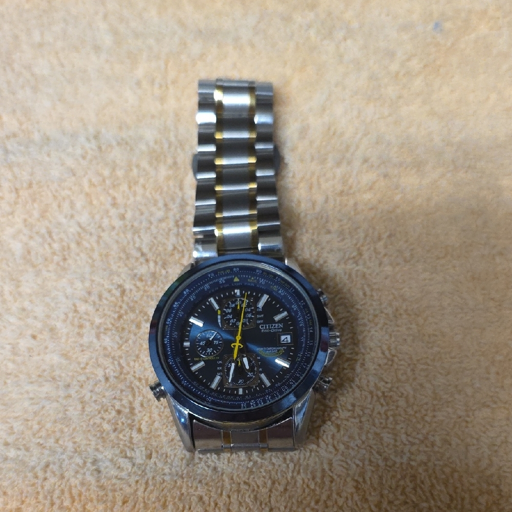 Citizen Silver and Gold Chronograph Watch